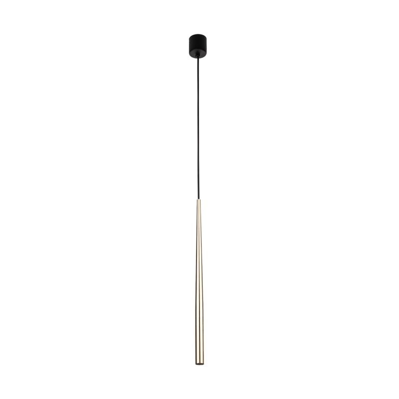 TK10116  PIANO BLACK GOLD LAMPA WISZACA 1