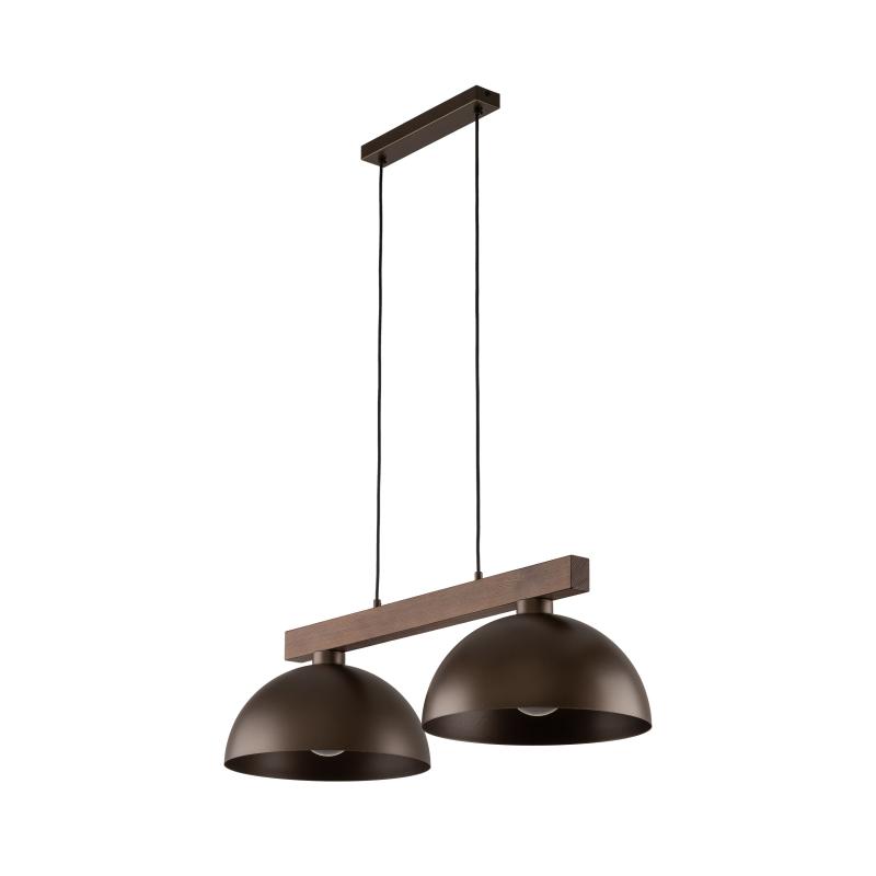 TK4507  OSLO BROWN LAMPA WISZĄCA 2 PŁ