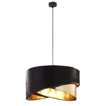 TK6432  TERCINO BLACK / GOLD HANGING LAMP 3 CUTS 500