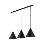 TK10060  CONO BLACK LAMPA WISZĄCA 3 L LISTWA