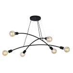 TK2726  HELIX BLACK LAMPA WISZĄCA 6