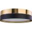 TK4345  HILTON BLACK/GOLD LAMPA SUFITOWA 4 PL CZ/ZŁ